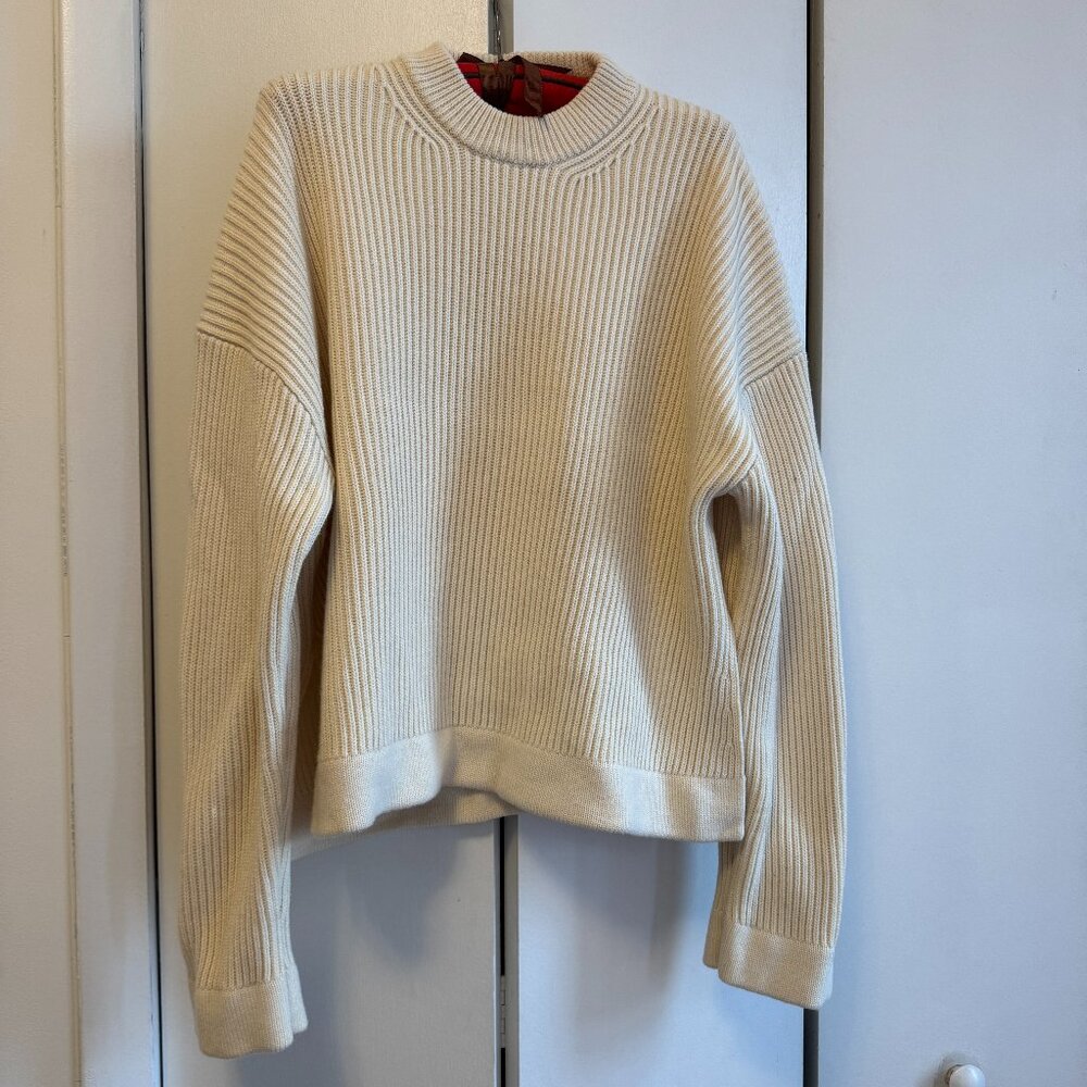JOSEPH Crew Neck Sweater - Cream